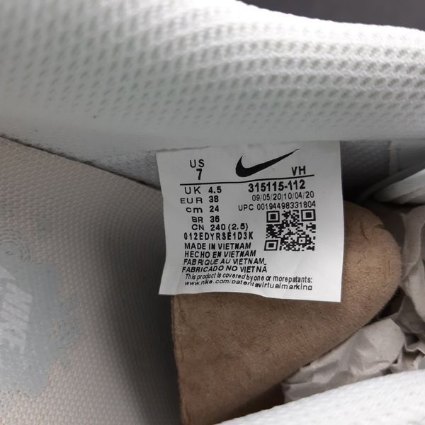 Жіночі кросівки | Nike Air Force 1 | білі | шкіра ODR NK20057-36 фото