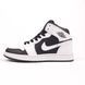 Чоловічі високі кросівки | Nike Air Jordan 1 Retro High | білі з чорним | шкіра | частково маломірні ODR NJ10048-41 фото 10