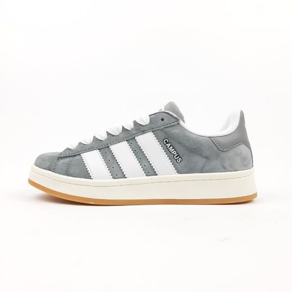 Чоловічі кросівки | Adidas Campus | сірі з білим | замша ODR AD10160-42 фото