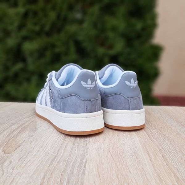 Чоловічі кросівки | Adidas Campus | сірі з білим | замша ODR AD10160-42 фото