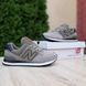 Чоловічі кросівки | New Balance 574 | хакі на білій | замша | маломірні ODR NB10033-41 фото 4