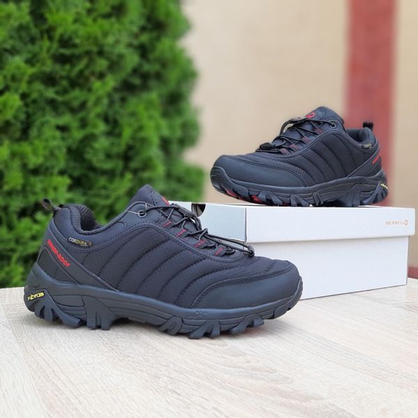 Чоловічі зимові кросівки | Merrell Vibram Corduba | чорні | комбіновані матеріали | термо ODRW ML10014-41 фото