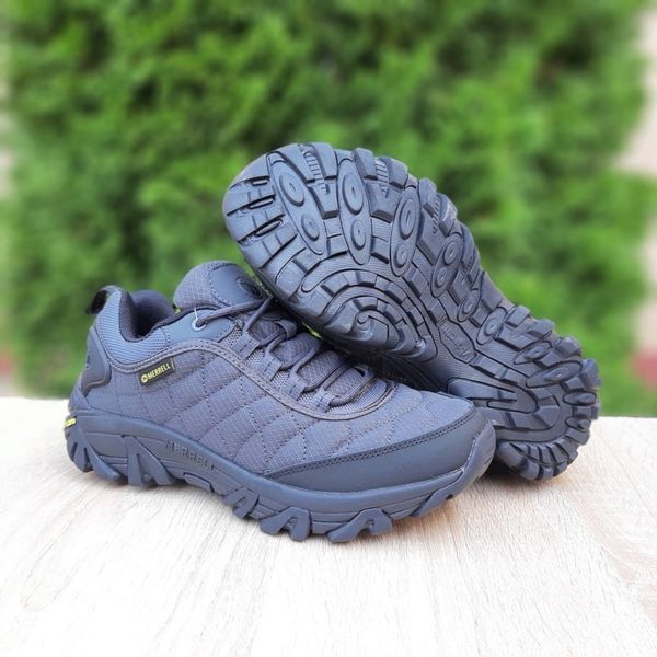 Чоловічі зимові кросівки | Merrell Ice Cup Vibram | темно-сірі | комбіновані матеріали | термо | маломірні ODRW ML10040-42 фото