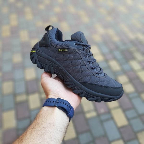 Чоловічі зимові кросівки | Merrell Ice Cup Vibram | темно-сірі | комбіновані матеріали | термо | маломірні ODRW ML10040-42 фото