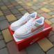 Жіночі кросівки | Nike Air Force 1 Shadow | білі | прес шкіра ODR NK20031-36 фото 13