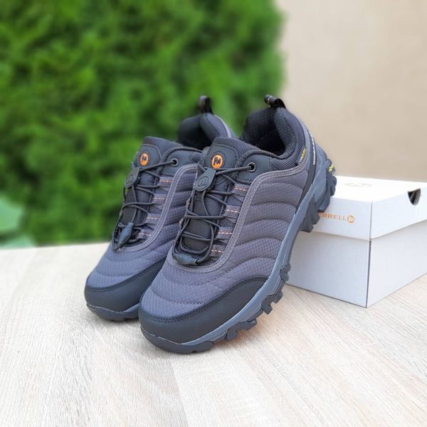 Чоловічі зимові кросівки | Merrell Vibram Corduba | сірі | комбіновані матеріали | термо ODRW ML10017-41 фото
