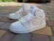 Жіночі високі кросівки | Nike Air Jordan 1 High | білі | шкіра ODR NJ20014-36 фото 11