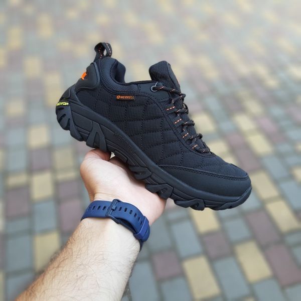 Чоловічі зимові кросівки | Merrell Ice Cup Vibram | чорні | комбіновані матеріали | термо | маломірні ODRW ML10041-41 фото