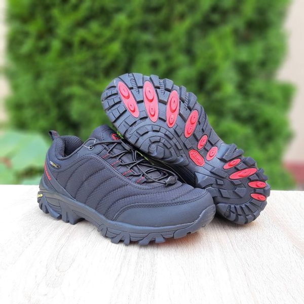 Жіночі зимові кросівки | Merrell Vibram Cordura | чорні | комбіновані матеріали | термо | маломірні ODRW ML20007-36 фото