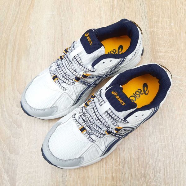 Жіночі кросівки | Asics Gel Kahana 8 | білі з синім та помаранчевим | комбіновані матеріали ODR AS20018-36 фото