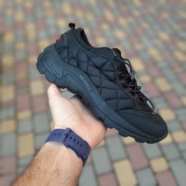 Чоловічі зимові кросівки | Merrell Ice Cup Moc | чорні | комбіновані матеріали | термо ODRW ML10033-41 фото