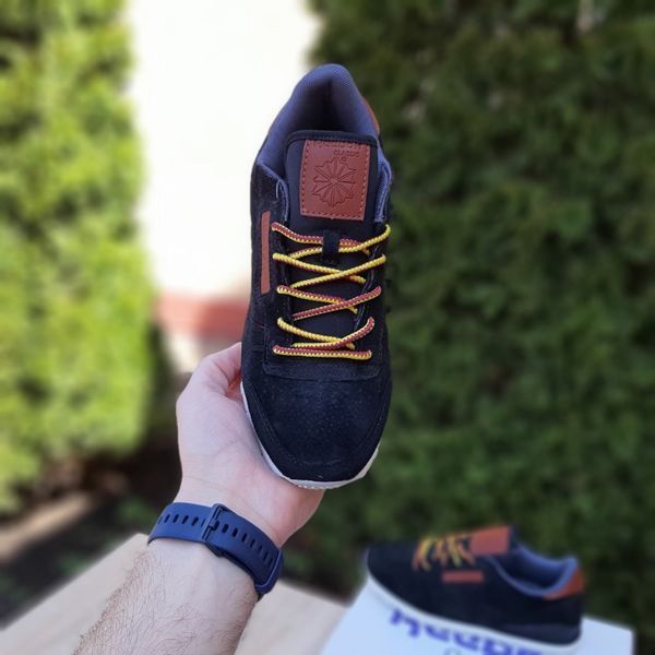Чоловічі кросівки | Reebok Classic | чорні | замша | маломірні ODR RB10007-41 фото