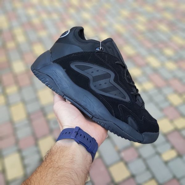 Чоловічі кросівки | Adidas Streetball | чорні | замша | маломірні ODR AD10060-42 фото