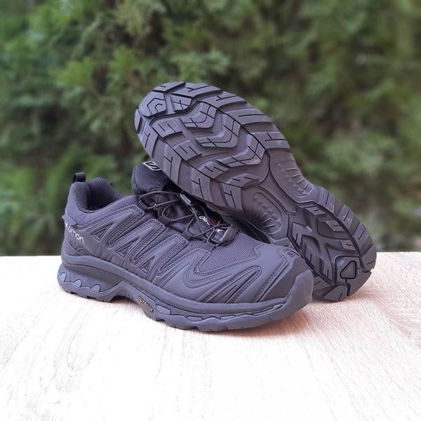 Чоловічі зимові кросівки | Salomon XA Forces Gore-tex Winter | чорні з білим | комбіновані матеріали/гортекс | термо | маломірні ODRW SL10047-41 фото