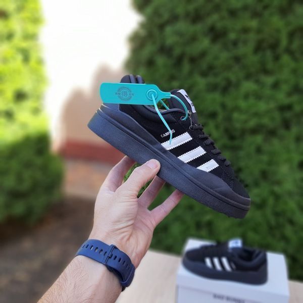Жіночі кросівки | Adidas Campus Bad Bunny | чорні | замша ODR AD20042-36 фото