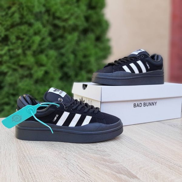 Жіночі кросівки | Adidas Campus Bad Bunny | чорні | замша ODR AD20042-36 фото