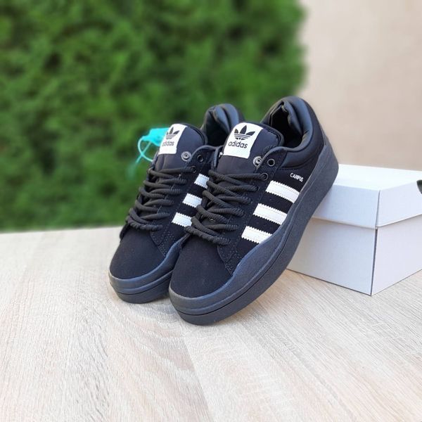 Жіночі кросівки | Adidas Campus Bad Bunny | чорні | замша ODR AD20042-36 фото