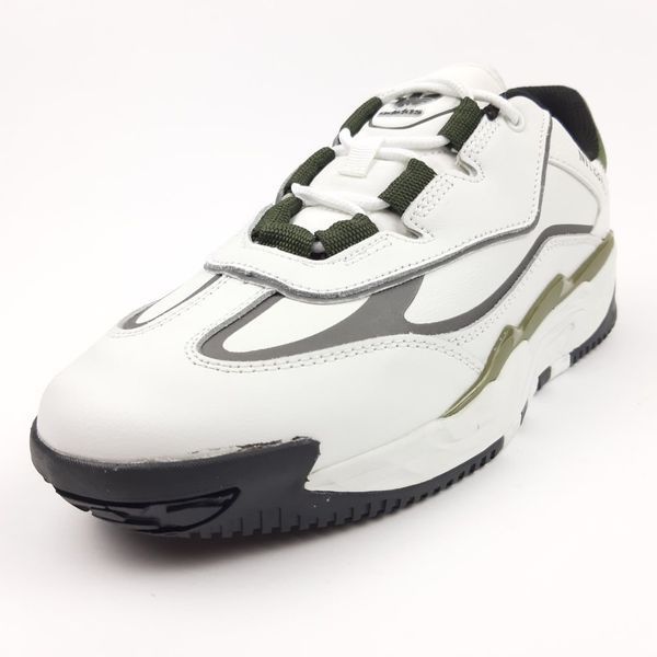 Чоловічі кросівки | Adidas Niteball II | білі/олива | шкіра ODR AD10108-41 фото
