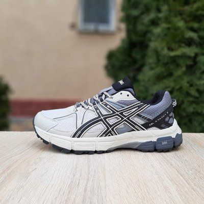 Жіночі кросівки | Asics Gel Kahana 8 | білі з сірим та чорним | комбіновані матеріали ODR AS20026-36 фото