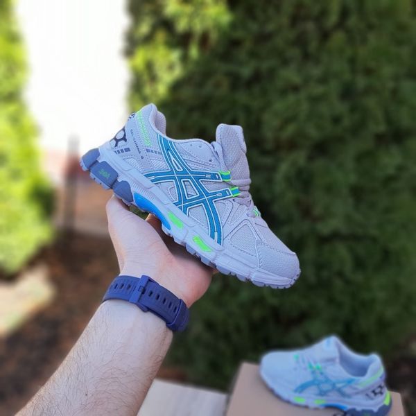 Жіночі кросівки | Asics Gel-Kahana 8 | світло-сірі з блакитним | шкіра/текстиль/сітка ODR AS20011-37 фото