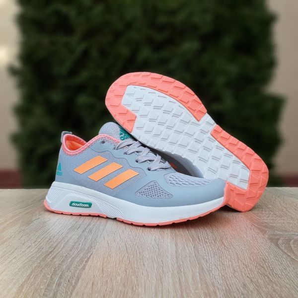 Жіночі кросівки | Adidas Cloudfoom | світло-сірі | текстиль сітка ODR AD20070-36 фото