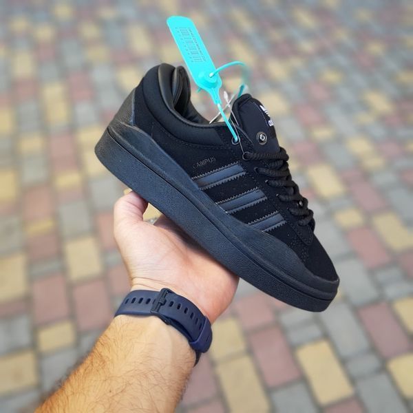 Жіночі кросівки | Adidas Campus Bad Bunny | чорні | замша ODR AD20038-36 фото