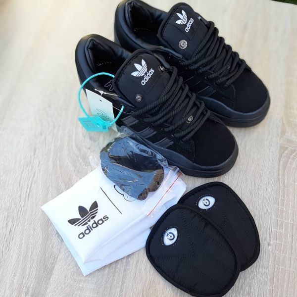 Жіночі кросівки | Adidas Campus Bad Bunny | чорні | замша ODR AD20038-36 фото