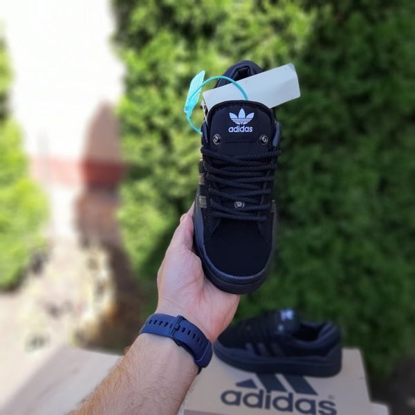 Жіночі кросівки | Adidas Campus Bad Bunny | чорні | замша ODR AD20038-36 фото