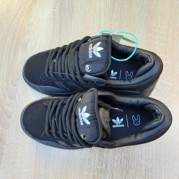 Жіночі кросівки | Adidas Campus Bad Bunny | чорні | замша ODR AD20038-36 фото