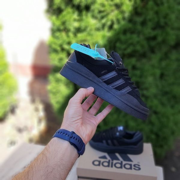 Жіночі кросівки | Adidas Campus Bad Bunny | чорні | замша ODR AD20038-36 фото