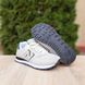 Чоловічі кросівки | New Balance 574 | світло-сірі з чорним | замша/сітка | маломірні ODR NB10097-42 фото 5