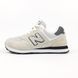 Чоловічі кросівки | New Balance 574 | світло-сірі з чорним | замша/сітка | маломірні ODR NB10097-42 фото 10