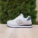 Чоловічі кросівки | New Balance 574 | світло-сірі з чорним | замша/сітка | маломірні ODR NB10097-42 фото 1